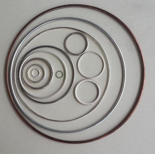 Various types of metal seal rings for industrial applications