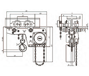 Yalelift LHP,500-3000 kg