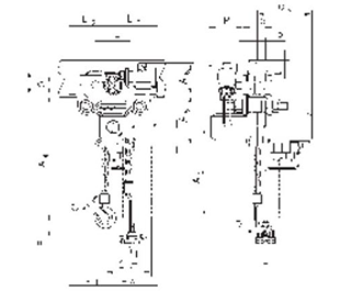 CPA integrated pneumatic trolley 5000kg