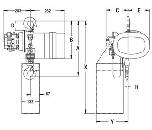 KALC suspension handle type