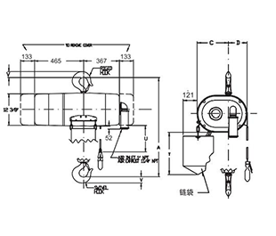 XLAir hook type, 2000-7500 kg