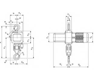 CPE (F) hook type, 3200-5000 kg