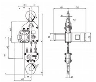 CPE(F)Ex hook type, 7500 kg