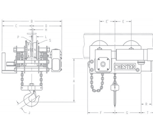 SLE integrated electric trolley, 900-21600 kg