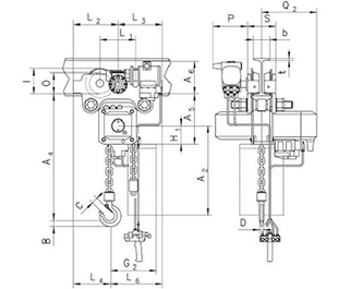 CPAATEX integrated push/pull trolley